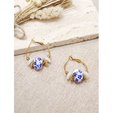 Boucles d'oreilles acier inoxydable E506 2