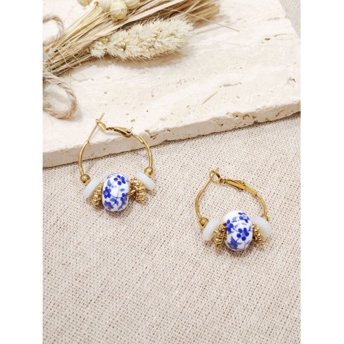 Boucles d'oreilles acier inoxydable E506