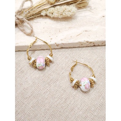 Boucles d'oreilles acier inoxydable E506