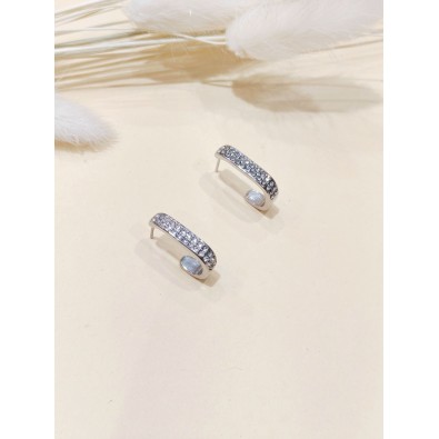 Boucles d'oreilles acier inoxydable E509 2