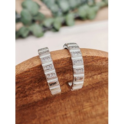Boucles d'oreilles acier inoxydable E510 2