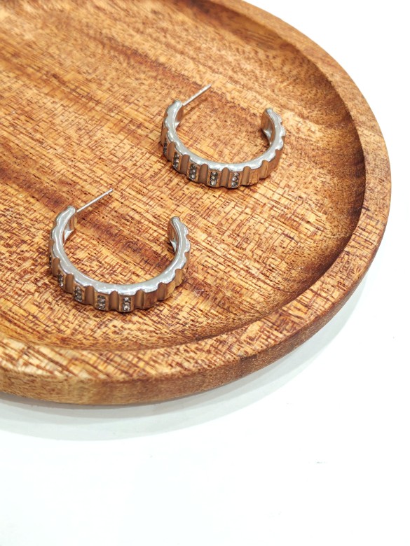 Boucles d'oreilles acier inoxydable E510