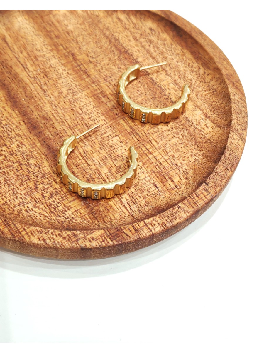 Boucles d'oreilles acier inoxydable E510