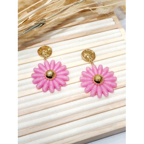 Boucles d'oreilles acier inoxydable E513
