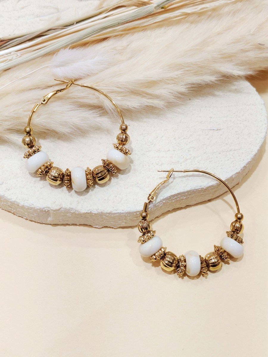 Boucles d'oreilles acier inoxydable E511