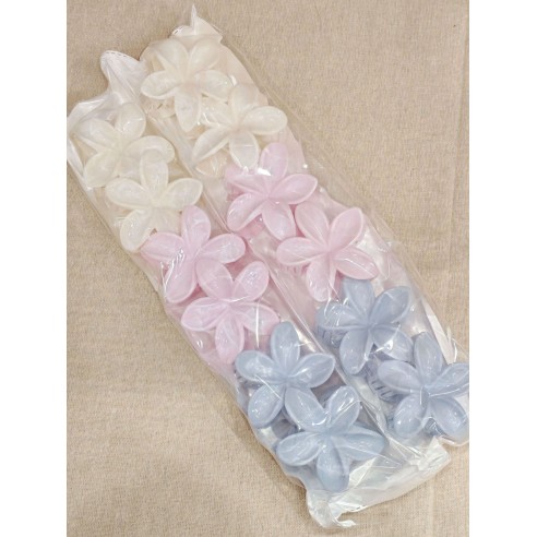 Lot de 12pcs pinces a cheveux fleurs LA001