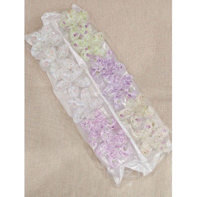Lot de 12pcs pinces a cheveux fleurs LA002