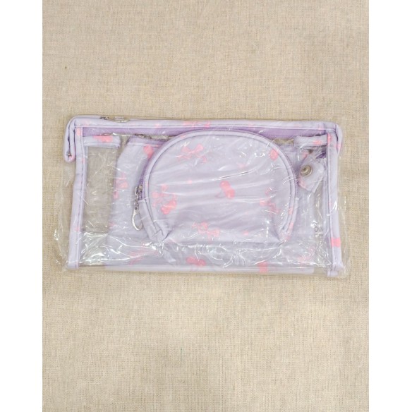 Lot de 3 trousses de toilette 24x14cm T001