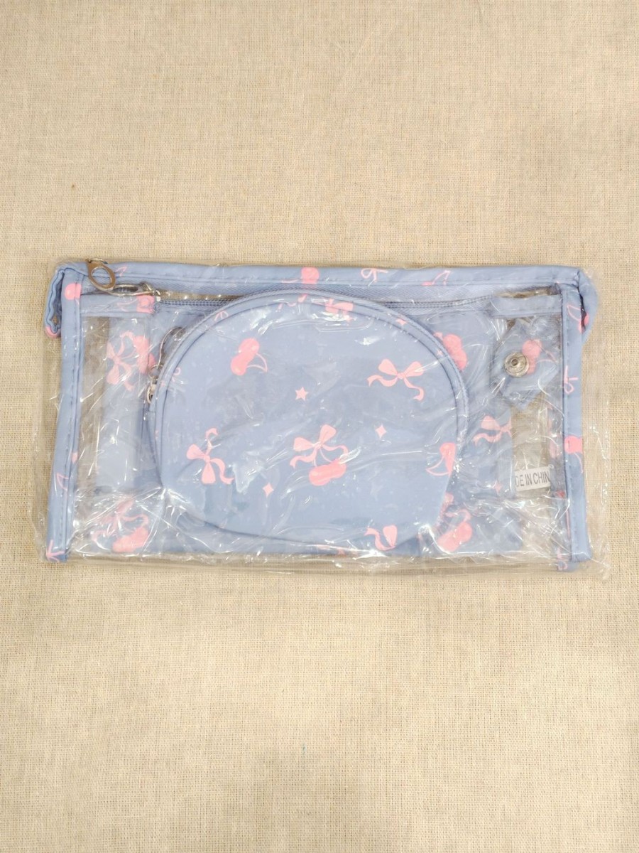 Lot de 3 trousses de toilette 24x14cm T001