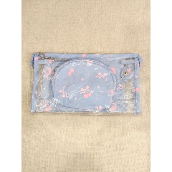 Lot de 3 trousses de toilette 24x14cm T001