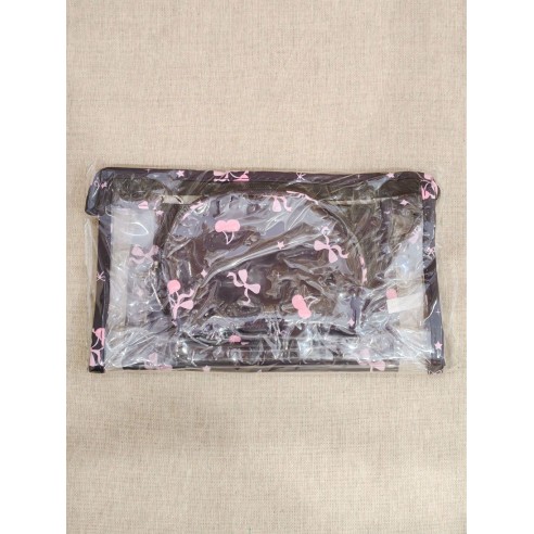 Lot de 3 trousses de toilette 24x14cm T001