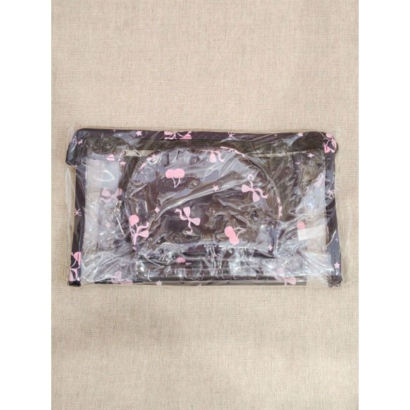 Lot de 3 trousses de toilette 24x14cm T001