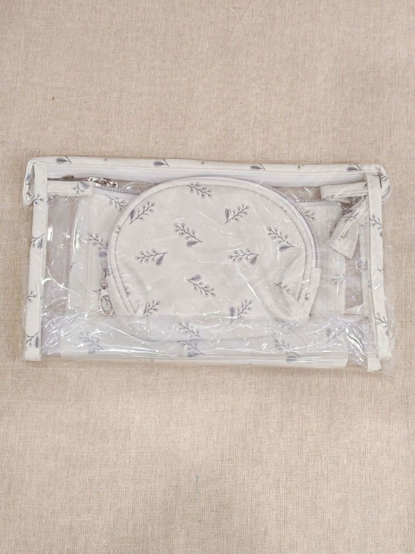 Lot de 3 trousses de toilette 24x14cm T002 2