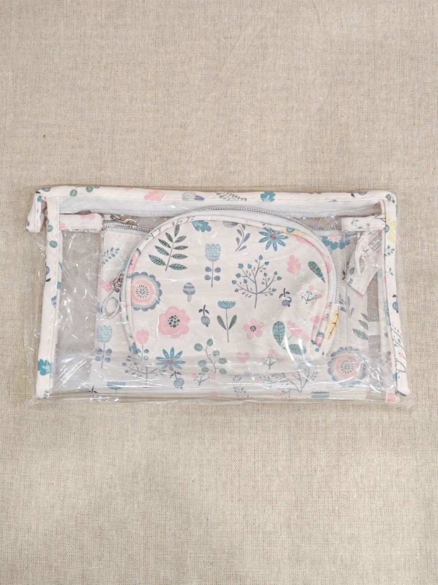Lot de 3 trousses de toilette 24x14cm T003