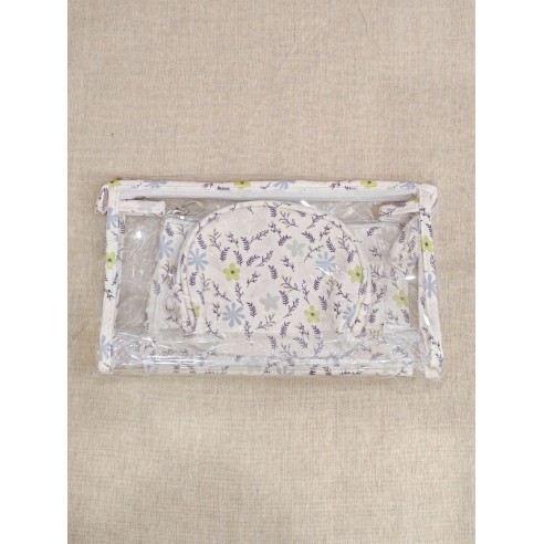 Lot de 3 trousses de toilette 24x14cm T004