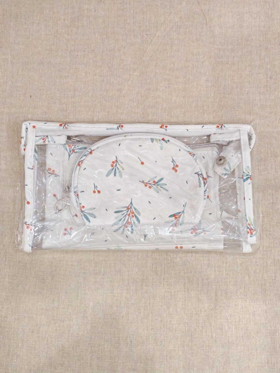 Lot de 3 trousses de toilette 24x14cm T005