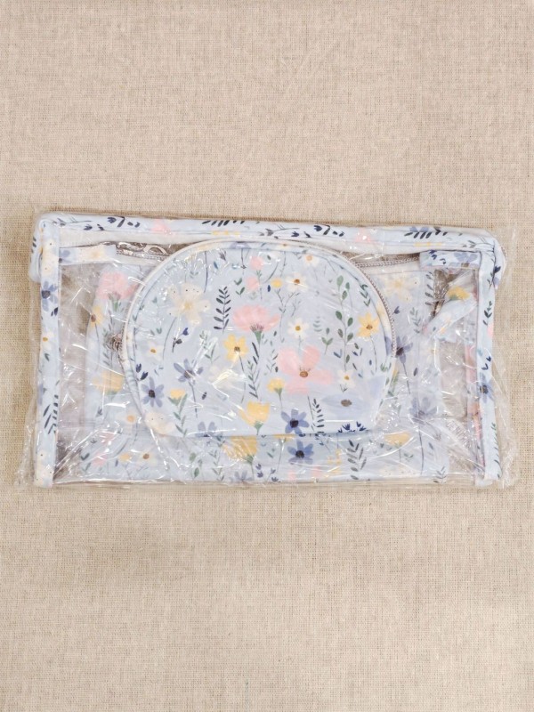 Lot de 3 trousses de toilette 24x14cm T006 2