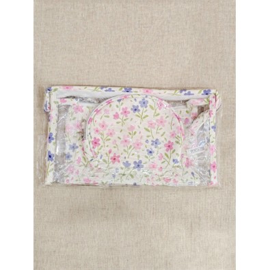 Lot de 3 trousses de toilette 24x14cm T007 2