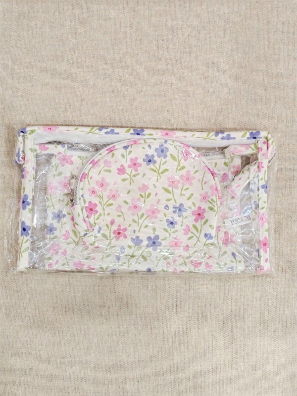 Lot de 3 trousses de toilette 24x14cm T007 2