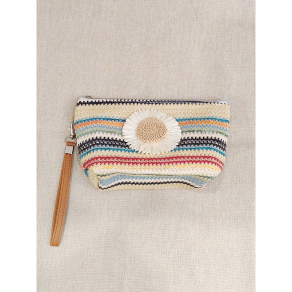 Petite trousse à fleur 22x13cm T008