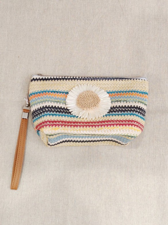 Petite trousse à fleur 22x13cm T008