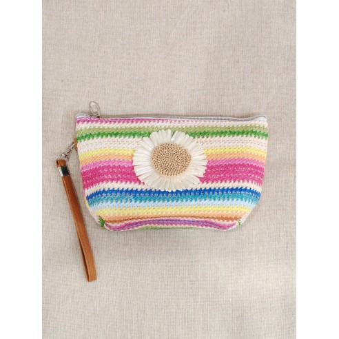 Petite trousse à fleur 22x13cm T009