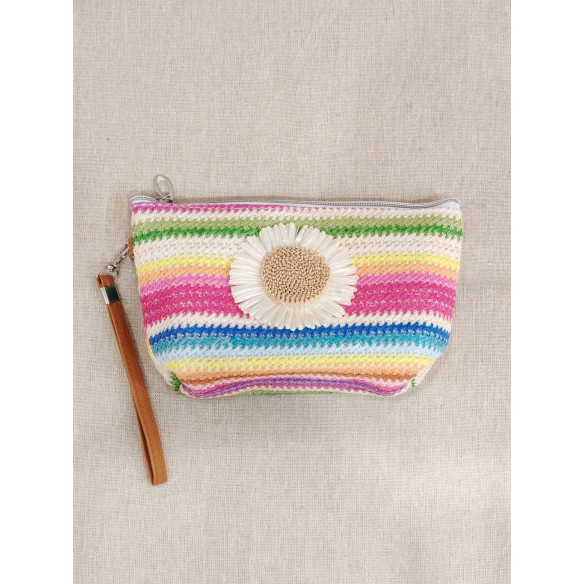 Petite trousse à fleur 22x13cm T009