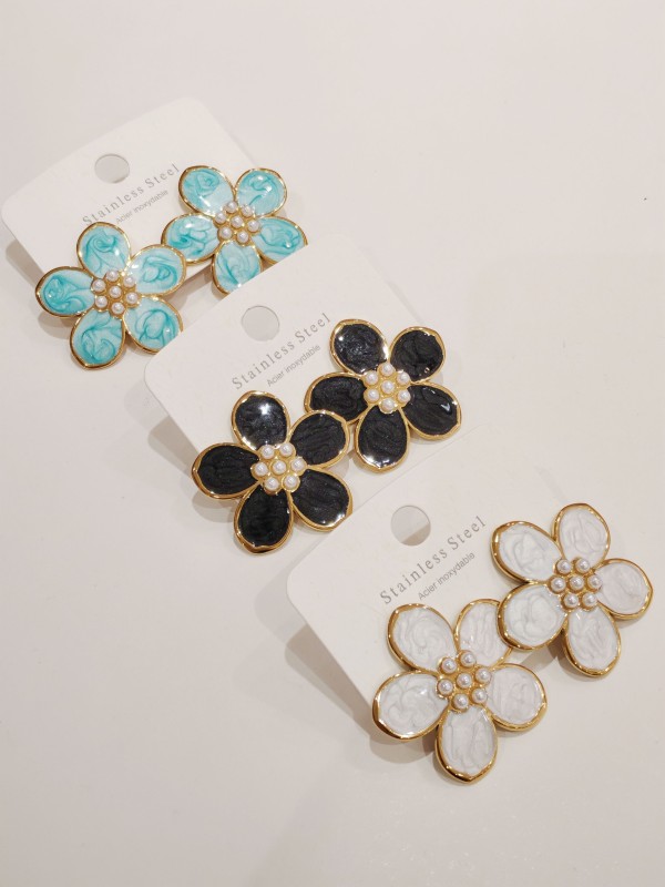 Boucles d'oreilles acier inoxydable E514