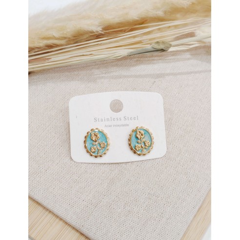 Boucles d'oreilles acier inoxydable E515