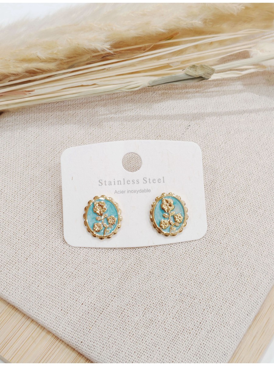 Boucles d'oreilles acier inoxydable E515