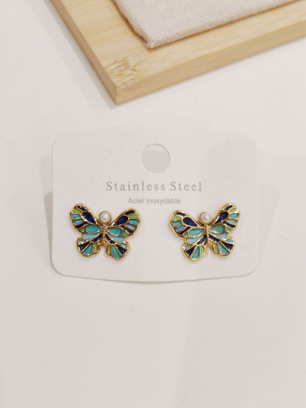 Boucles d'oreilles acier inoxydable E516
