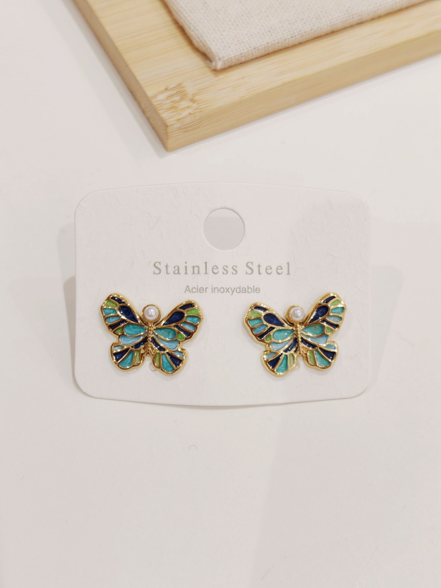 Boucles d'oreilles acier inoxydable E516