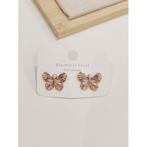 Boucles d'oreilles acier inoxydable E516