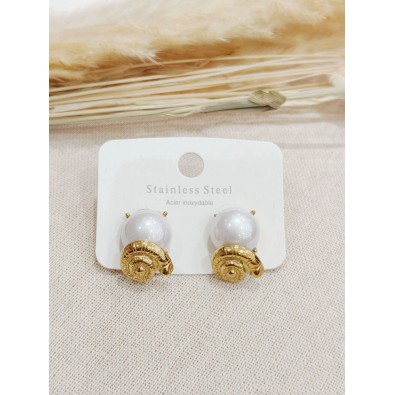 Boucles d'oreilles acier inoxydable E519