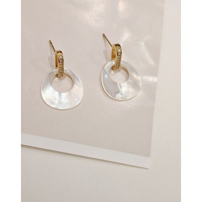 Boucles d'oreilles acier inoxydable E520