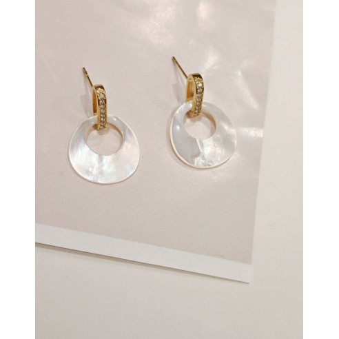 Boucles d'oreilles acier inoxydable E520