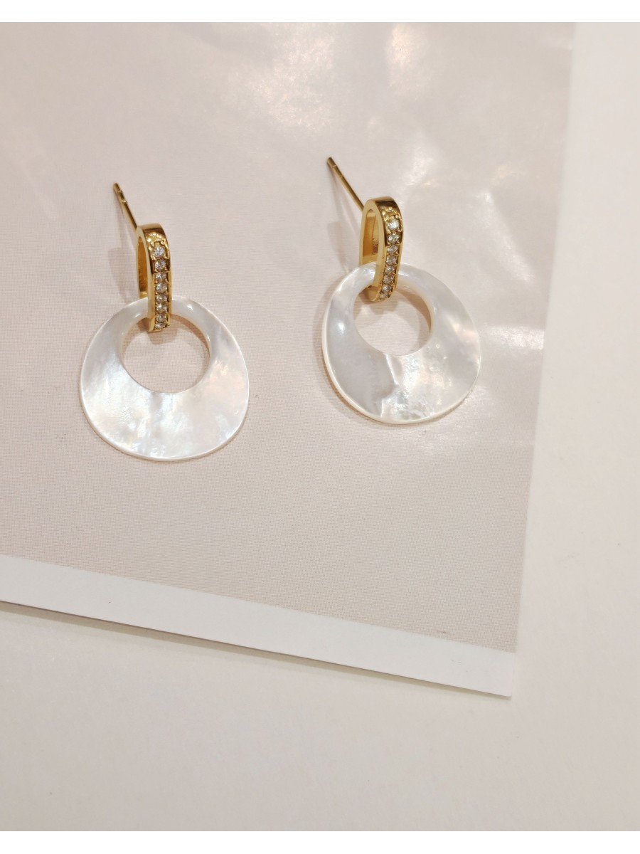 Boucles d'oreilles acier inoxydable E520