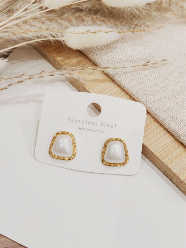 Boucles d'oreilles acier inoxydable E521