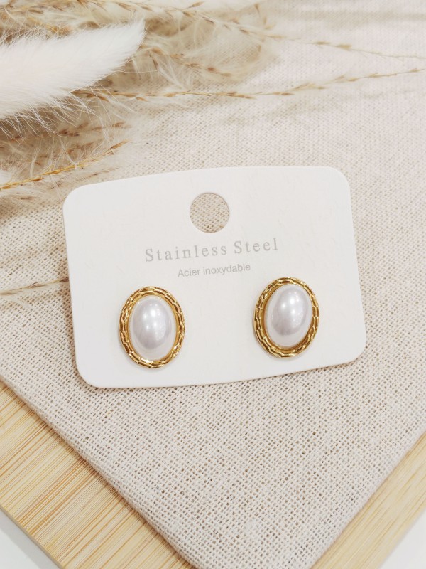 Boucles d'oreilles acier inoxydable E522