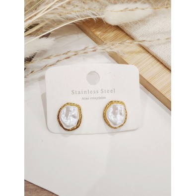 Boucles d'oreilles acier inoxydable E523