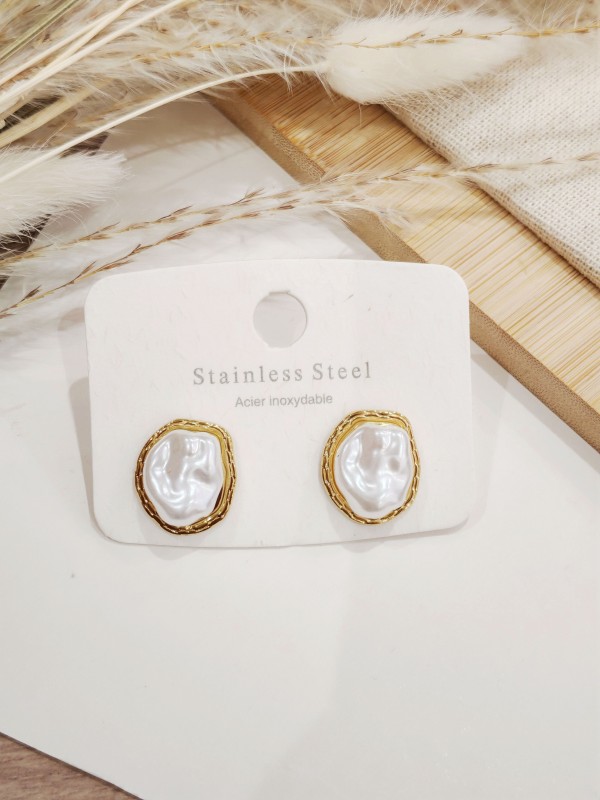 Boucles d'oreilles acier inoxydable E523