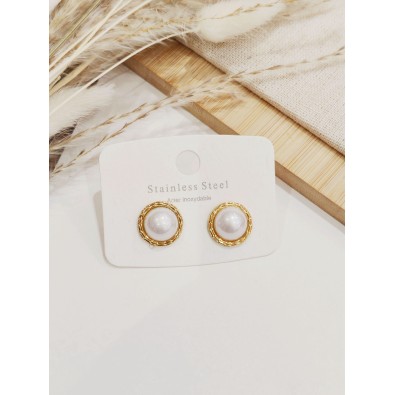Boucles d'oreilles acier inoxydable E524