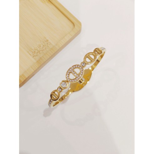 Bracelet jonc acier inoxydable J178