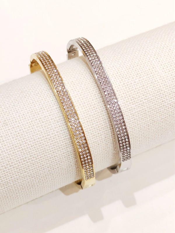 Bracelet jonc acier inoxydable J180