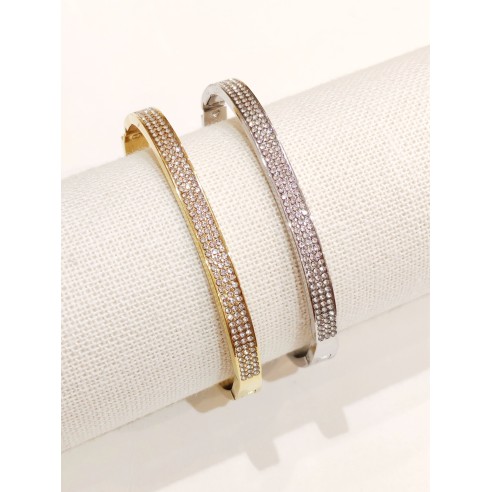 Bracelet jonc acier inoxydable J180