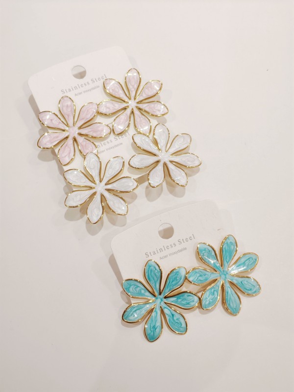 Boucles d'oreilles acier inoxydable E526