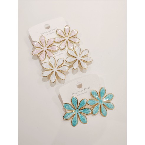 Boucles d'oreilles acier inoxydable E526