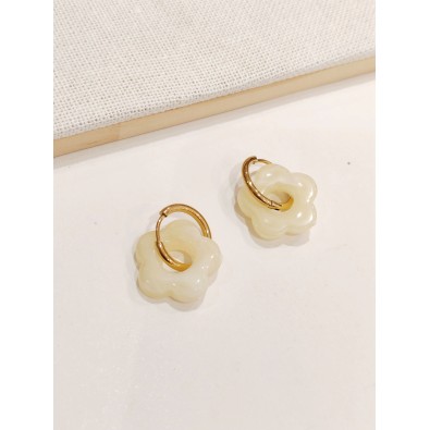 Boucles d'oreilles acier inoxydable E529