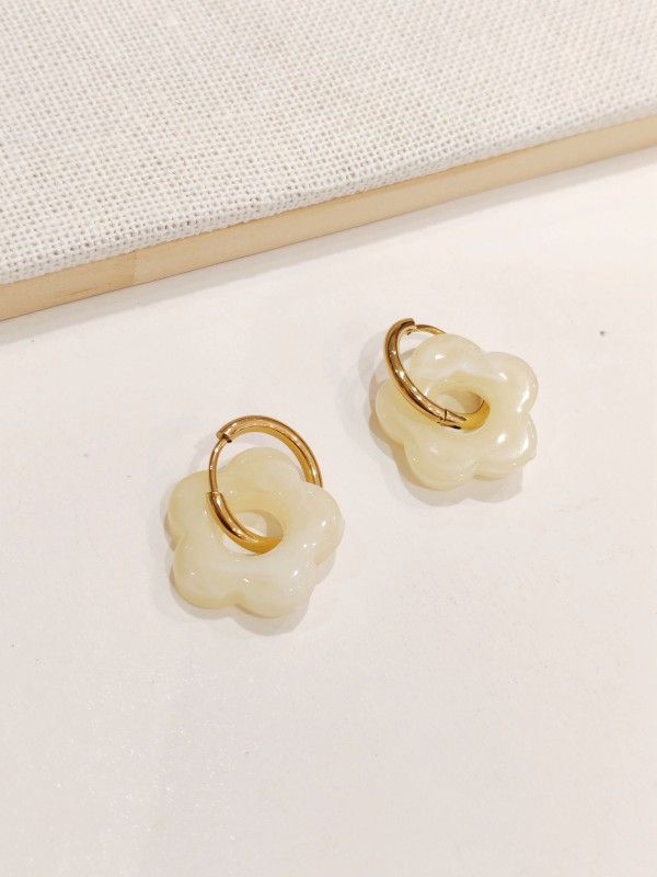 Boucles d'oreilles acier inoxydable E529