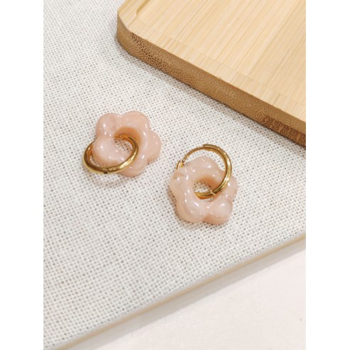 Boucles d'oreilles acier inoxydable E529